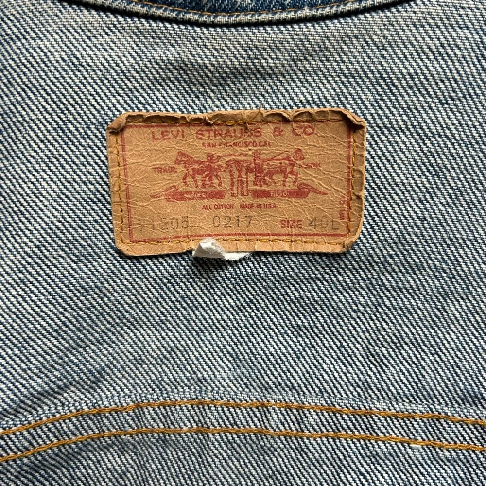 Levi’s USA made Denim Jacket sz 40L. - Picture 4 of 6